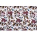 Тканина тафта Італія (шовк 80%, поліестер 20%, білий, квіти, шир. 1,40 м)