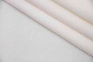 Ткань габардин Италия (шерсть 90%, эластан 10%, молочный, шир. 1,50 м)