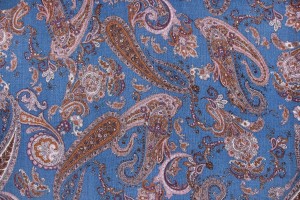 Тканина костюмно-плательна Італія (вовна 100%, бірюзовий, турецькі огірки, шир. 1,40 м)
