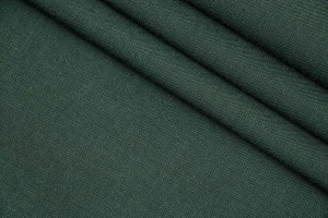 Ткань костюмно-плательная Италия (шерсть 90%, эластан 10%, темно-зеленый, шир. 1,45 м)