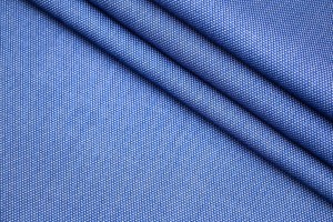 Ткань коттон Италия (коттон 90%, эластан 10%, темно-голубой, шир. 1,30 м)