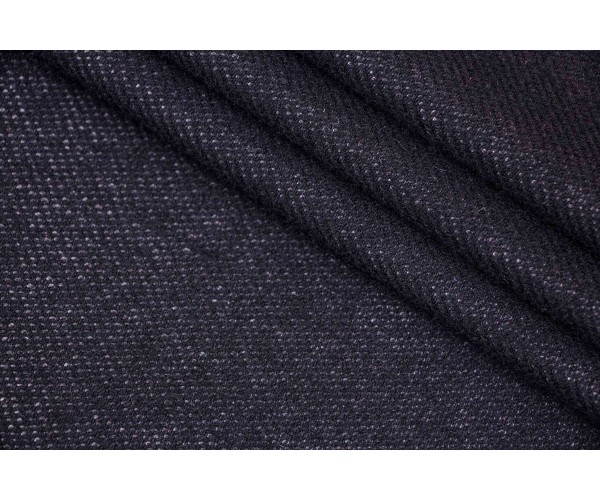 Тканина пальтова Італія (вовна 100%, чорний, шир. 1,40 м)