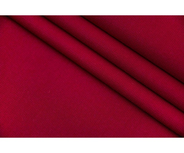 Тканина креп Італія (вовна 95%, еластан 5%, червоний, шир. 1,45 м)
