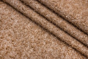 Ткань пальтовая Италия (шерсть 100% верблюжья, горчично-песочный, ширина 1,65 м)