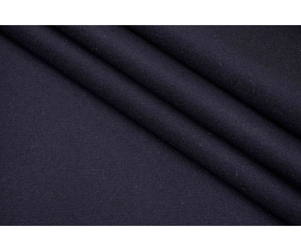 Тканина сукно Італія (вовна 98% меринос, еластан 2%, чорний, шир. 1,50 м)