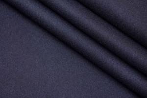 Тканина сукно Італія (вовна меринос 98%, еластан 2%, чорний, шир. 1,50 м)