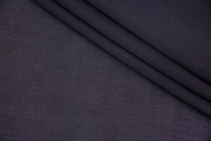 Тканина шифон Італія (шовк 80%, еластан 20%, чорний, шир. 1,50 м)