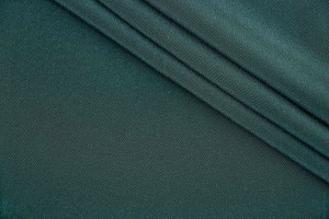 Тканина креп-шовк Італія (шовк 100%, темно-зелений, шир. 1,45 м)
