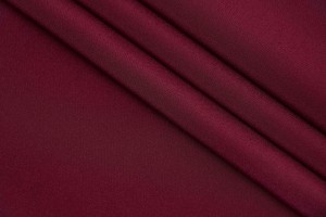 Ткань шелк Италия (шелк 97%, эластан 3%, бордовый, шир. 1,40 м)