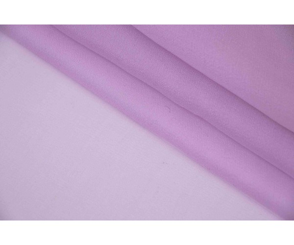 Ткань шифон Италия (шелк 100%, фрезово-розовый, шир. 1,40 м)