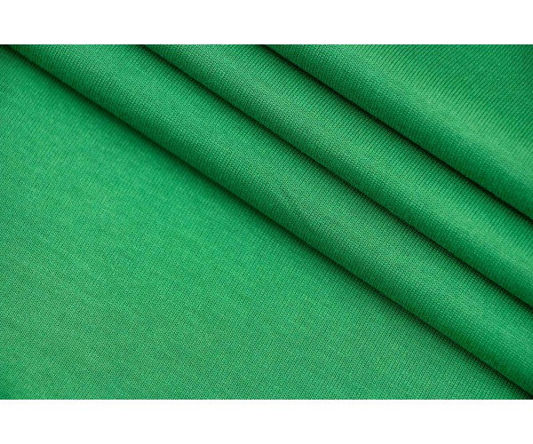 Ткань трикотаж Италия (коттон 100%, липовый зеленый, шир. 1,60 м)