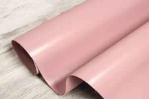 Кожа КРС Италия (пыльная роза, гладкая, глянцевая)