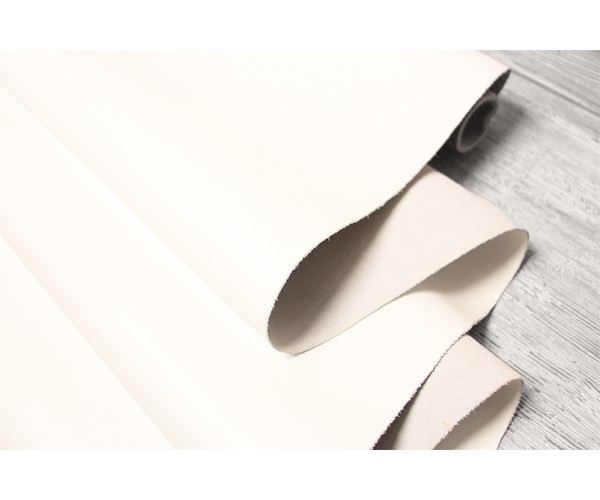 Шкіра ВРХ Італія (білий теплий, гладка, напівматова)