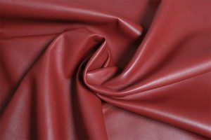 Шкіра овчина (червоний, м'яка, гладка, напівглянець)