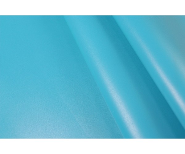 Кожа овчина Италия (голубая, полуглянцевая, гладкая)