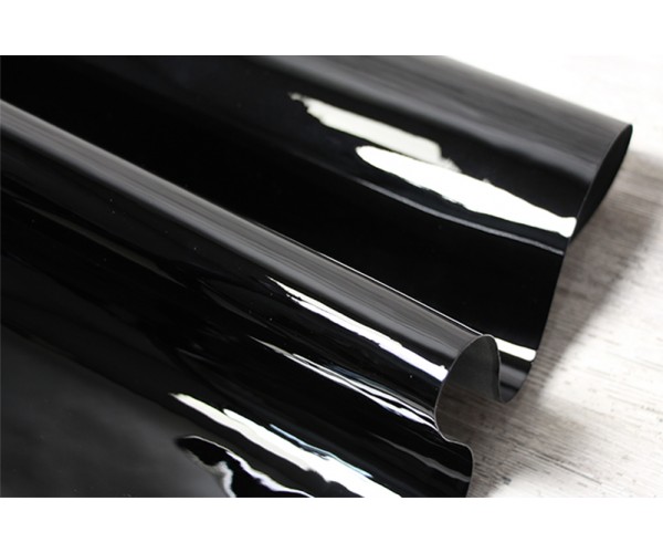 Кожа КРС Италия (черный, лак) Кожа КРС Италия (черный, лак)