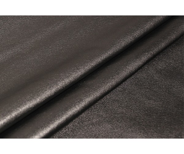 Шкіра опоек Італія (чорна, м'яка, гладка, напівглянцева)