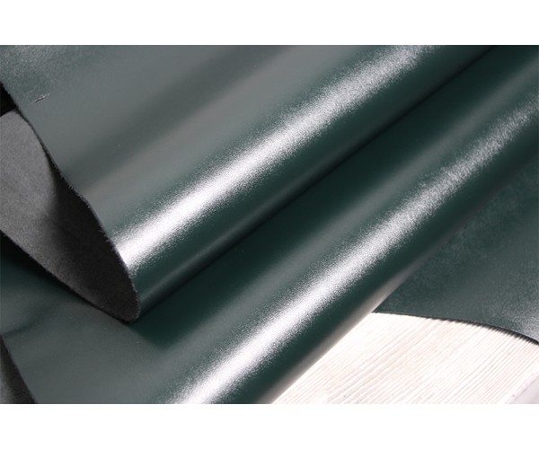 Шкіра ВРХ Італія (темно- зелена, глянець, гладка, м'яка)