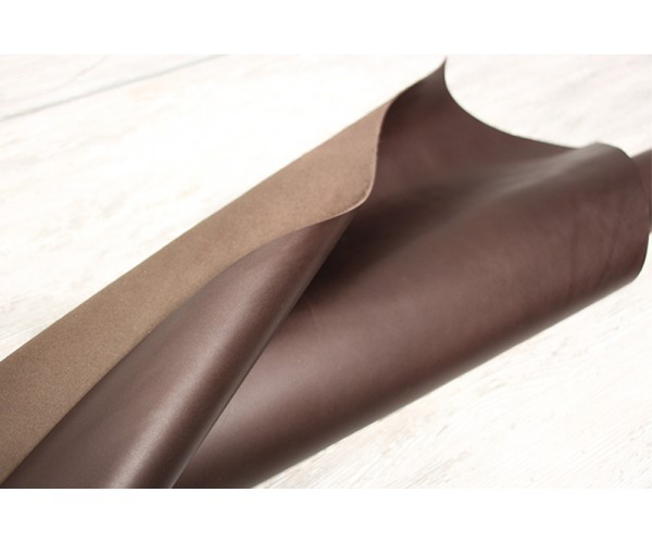 Кожа КРС Италия (коричневая, лицевая, гладкая, мягкая) Кожа КРС Италия (коричневая, лицевая, гладкая, мягкая)