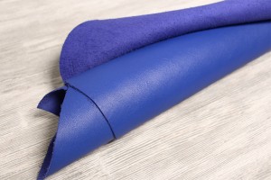 Кожа КРС Италия (синий электрик, полуглянец)