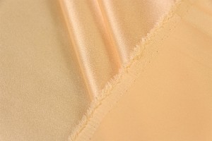 Ткань атласный шелк Италия (шелк 100%, желтый, плотность 95гр/м, шир. 1,30 м)