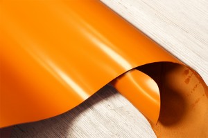Шкіра ВРХ Італія (помаранчева, гладка, глянець)