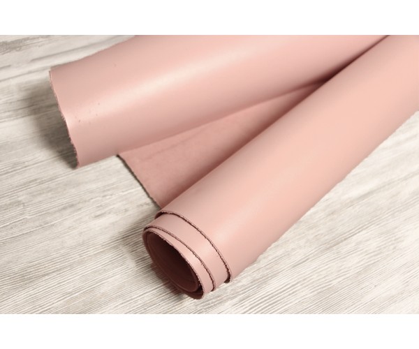 Шкіра ВРХ Італія (блідо-рожева, гладка, напівглянцева, )
