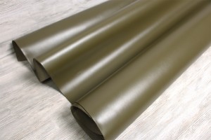 Кожа КРС Италия (хаки, полуглянец, гладкая)