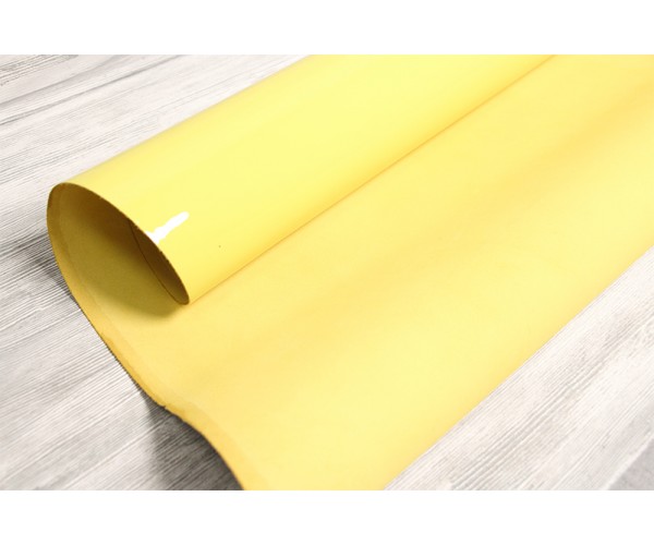 Шкіра ВРХ Італія (жовтий лимон, лак)