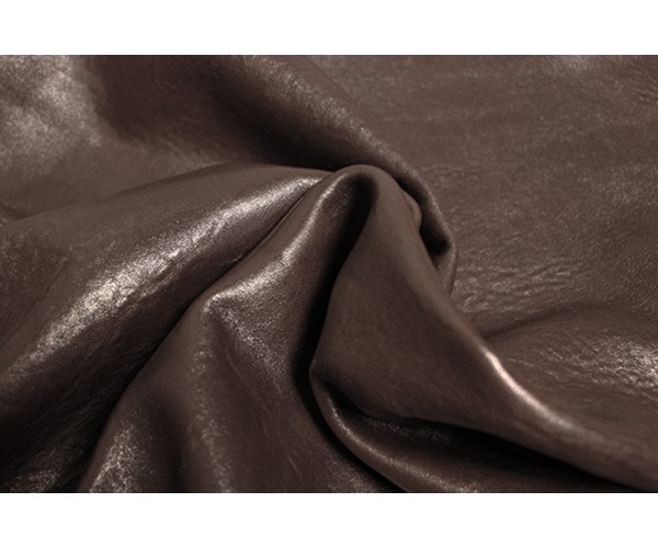 Шкіра овчина Італія (коричнева, гладка, матова, м'яка, фактурна)