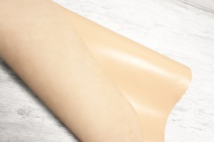 Шкіра козлик Італія (беж, глянець, гладка )