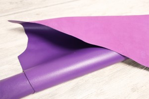 Кожа козлик Италия (фиолетовый, гладкая, плотная)