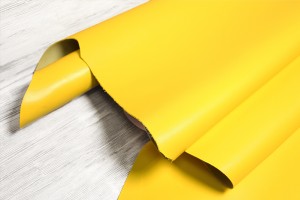 Шкіра ВРХ Італія (жовта, гладка, напівглянець)