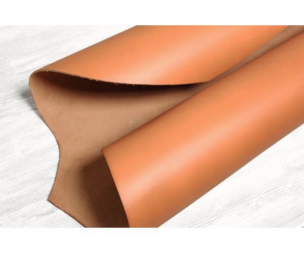 Шкіра ВРХ Італія (коричнева карамель, матова, гладка,щільна)