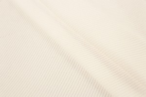 Тканина трикотажний вельвет Італія (котон 95%, еластан 5%, молоко, шир. 1,60 м, рубчик 3 мм)