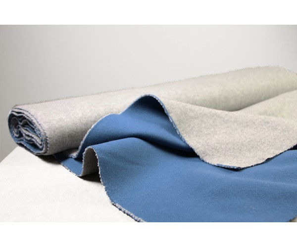 Ткань пальтовая bicolor Италия (серая/ голубая, шерсть 10%, кашемир 90% шир. 1,55 м. остаток 2.4м) Ткань пальтовая bicolor Италия (серая/ голубая, шерсть 10%, кашемир 90% шир. 1,55 м. остаток 2.4м)