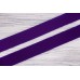 Коса бейка Італія (шовк 100%, темно-пурпурний, шир. 3 см)