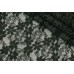 Ткань гипюр Италия (коттон 50%, полиэстер 50%, болотный, цветы, шир. 1,40 м)