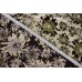 Ткань жаккард Италия (двухсторонний, вискоза 50%, полиэстер 50%, золото/бордо, цветы, шир. 1,40 м)