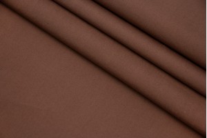 Тканина поплін Італія (котон 100%, коричневий, шир. 1,50м)