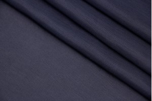 Ткань батист Италия (коттон 50%, шелк 50%, серо-синий, шир. 1,40 м)