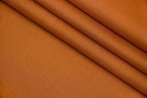 Ткань батист Италия (коттон 100%, тыквенный оранжевый, шир. 1,45 м)