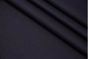 Ткань коттон Италия (коттон 97%, эластан 3%, черный, шир. 1,50 м)