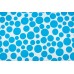 Ткань сатин Италия (коттон 95%, эластан 5%, бело-голубой, горох, шир. 1,50 м)