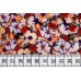 Ткань штапель Италия (гладкий,вискоза 100%, разноцветный, цветы, шир. 1,30 м)