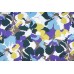 Ткань штапель Италия (вискоза 100%, разноцветный, цветы, шир. 1,40 м)