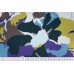 Ткань штапель Италия (вискоза 100%, разноцветный, цветы, шир. 1,40 м)