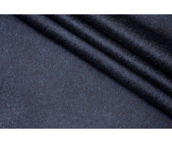 Тканина пальтова лана Hugo Boss Італія (вовна 100%, чорно-зелений, шир. 1,50 м)