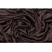 Тканина атласний шовк Італія (шовк 95%, еластан 5%,  темний шоколад, шир. 1,40 м)