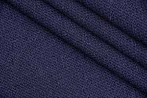 Ткань пальтовая Италия (шерсть 100%, чернильно-синий, шир. 1,50 м)